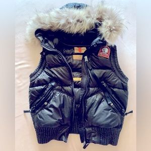 Parajumpers Women Down Vest Black S